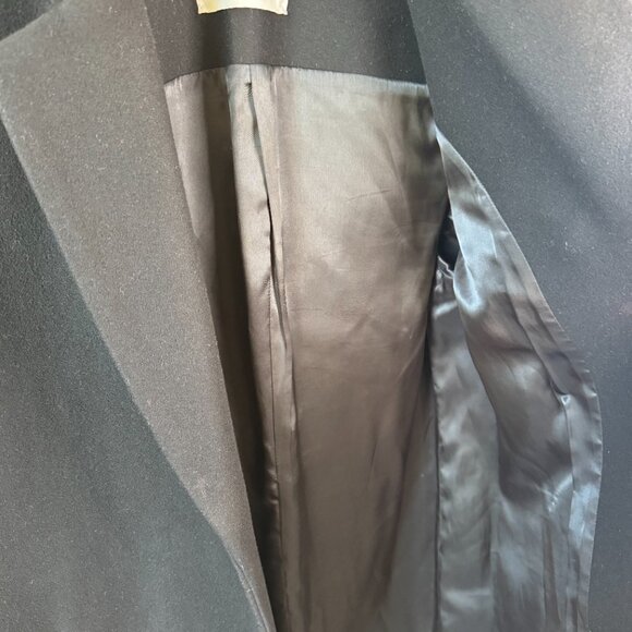 Everlane The Italian ReWool Trench Coat Black Size Small (Petite) - Picture 15 of 16